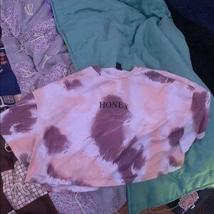 Tie-Dye 'Honey' Graphic Tee